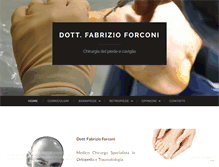 Tablet Screenshot of fabrizioforconi.com